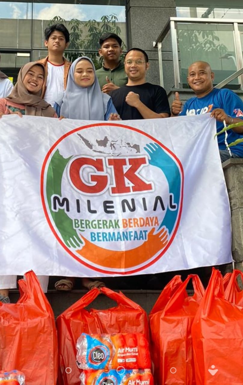 GK Melenial, Jumat Berkah, Berbagi Dan Jalin Sikap Bebersamaan Jelang Pilpres