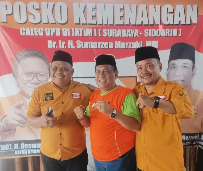 Bacaleg DPR RI Bersama Ketua DPC Hanura  Kabupaten Sidoarjo Konsolidasi Pemenangan Pemilu 2024