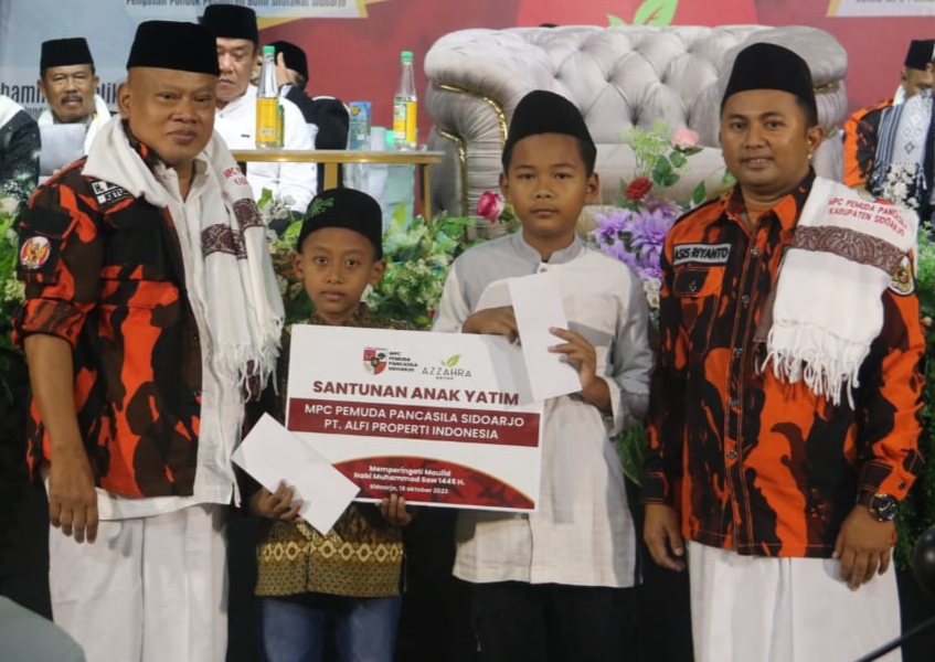 MPC Pemuda Pancasila Sidoarjo Bersama PT Alfi Property Indonesia Gelar Tabligh Akbar di Az-zahra City Juanda