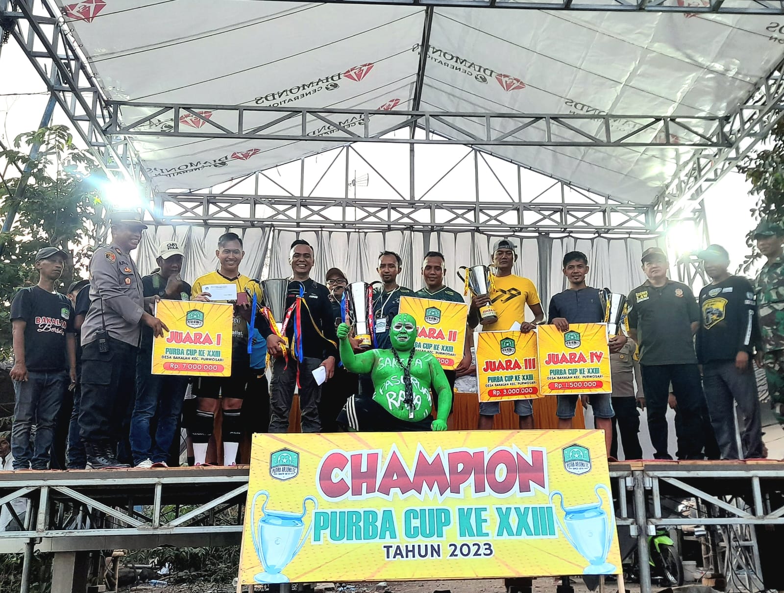 Sakera FC Pasuruan Raya Juarai, Turnamen Sepak Bola Purba Cup, Desa Bakalan Purwosari