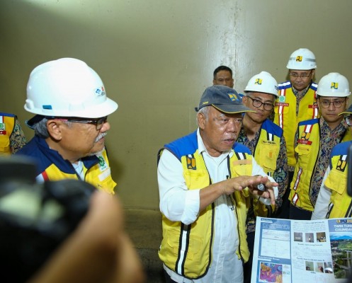 Menteri PUPR Tinjau Terowongan Cisumdawu, Tidak Ada Kerusakan Akibat Gempa Sumedang