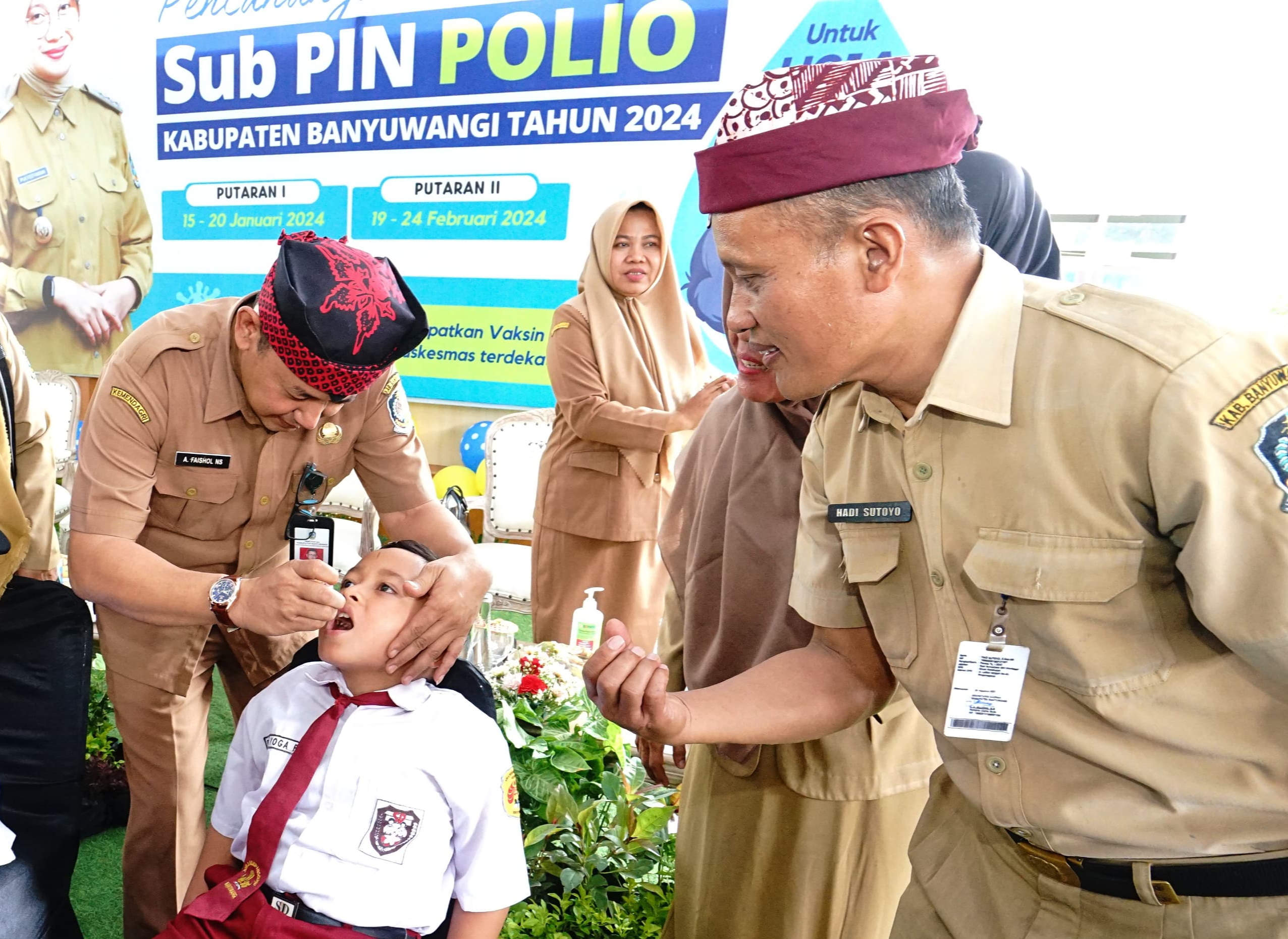 Pemkab Banyuwangi Gelar Vaksinasi Polio Secara Masal