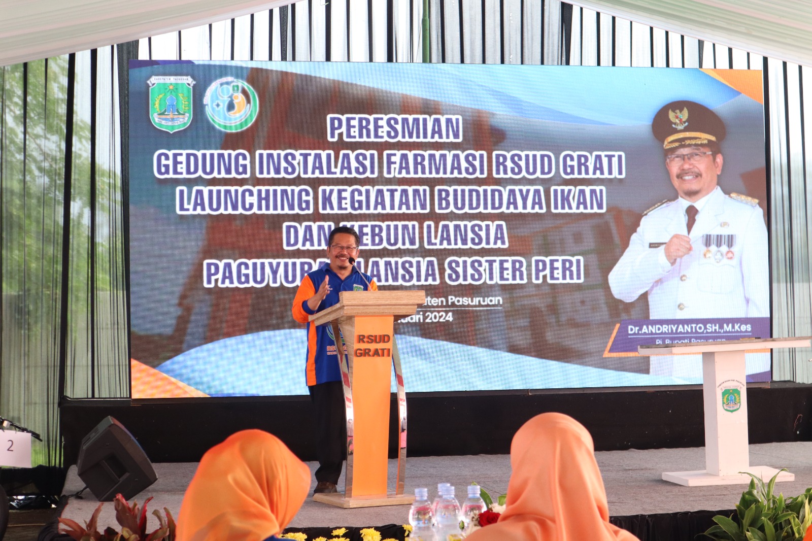 Pj Bupati Launching, Gedung Instalasi Farmasi Dan Inovasi Sister Peri Si-Plus