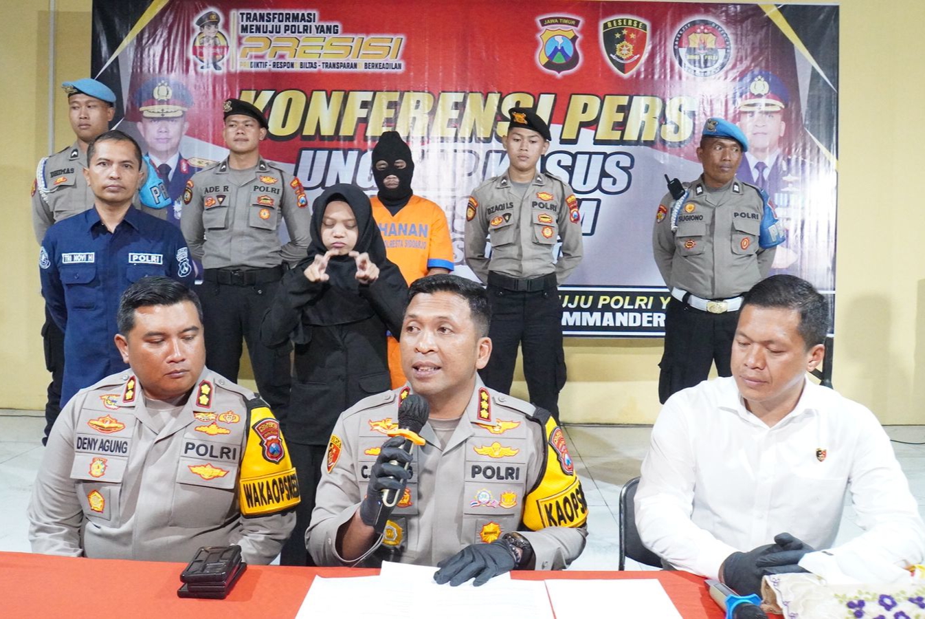 Polresta Sidoarjo Berhasil Ringkus Ayah Bejat Cabuli Balita