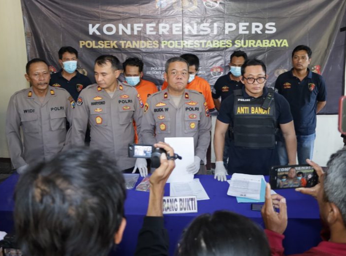 Polrestabes Surabaya Berhasil Amankan DPO Begal Motor yang Beraksi di Wilayah Surabaya