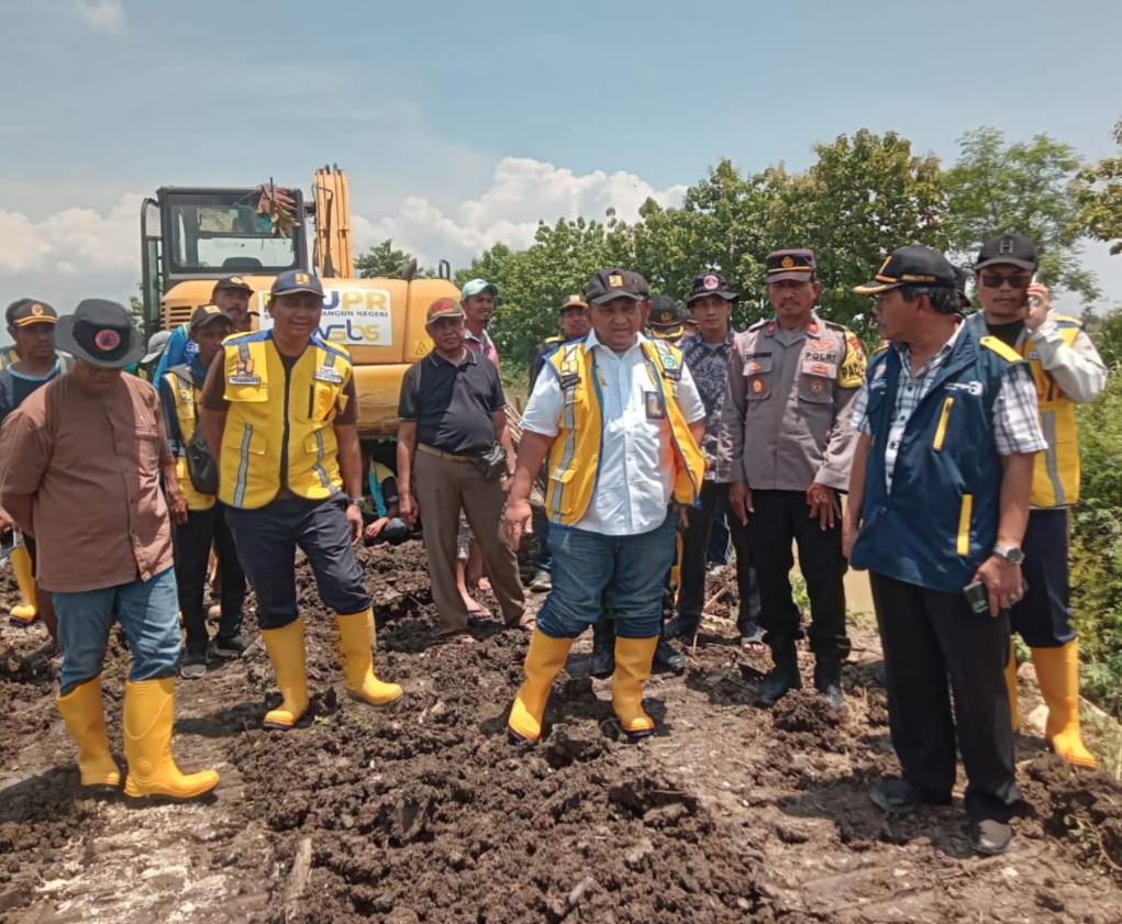 Antisipasi Banjir, BBWS Segera Bangun Tanggul Permanen Kali Plalangan Lamongan