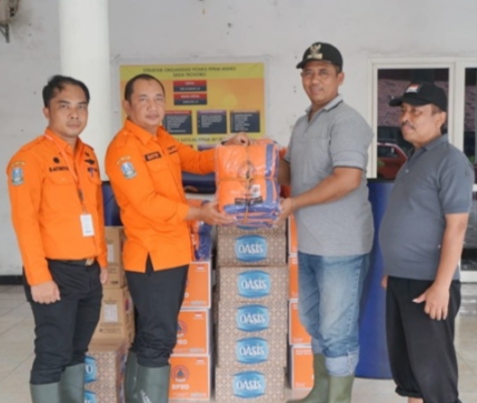 BPBD Jatim Kirim Logistik ke Lokasi Banjir Trosobo Sidoarjo