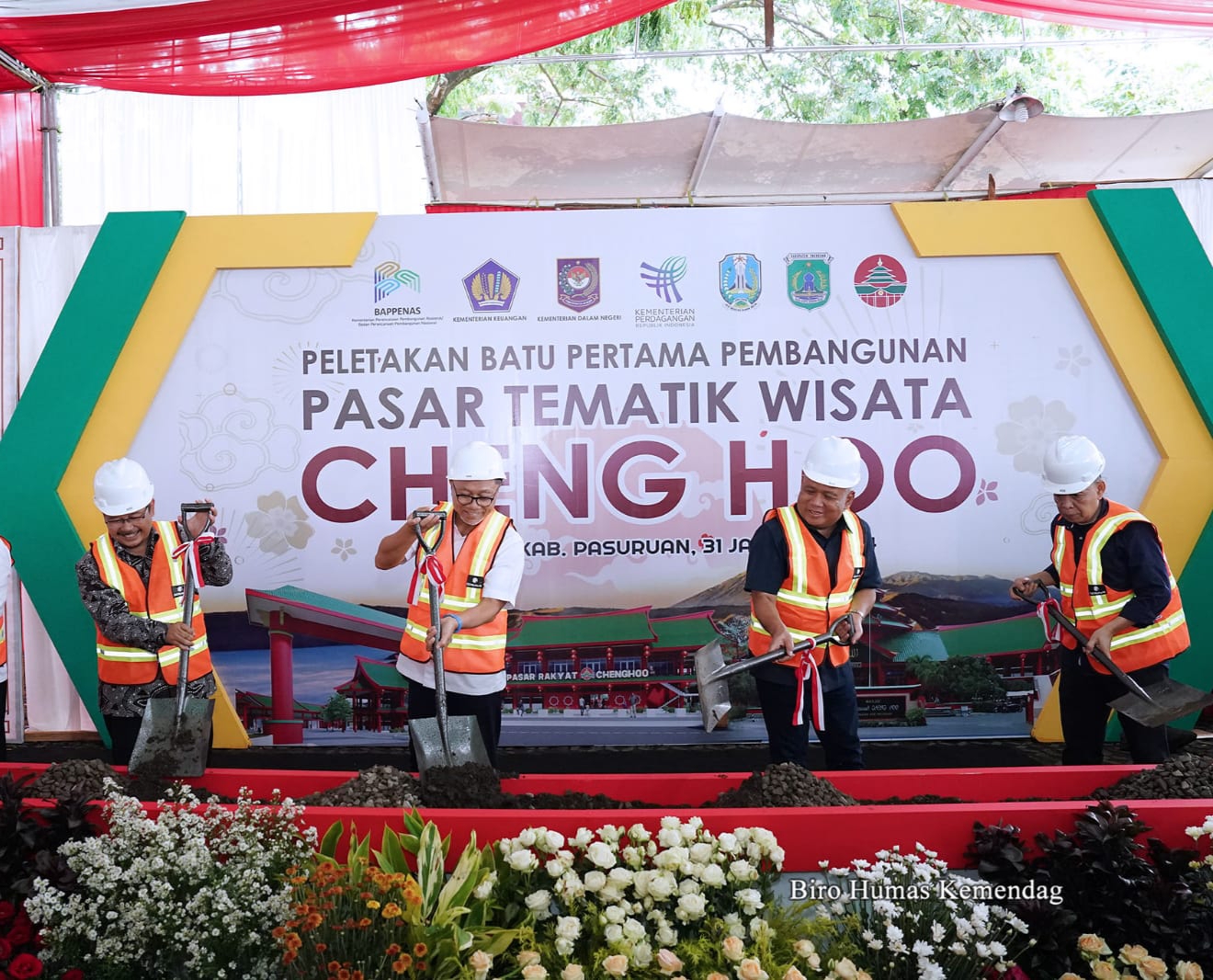 Mendag RI Groundbreaking Revitalisasi Pasar Tematik Wisata Cheng Hoo