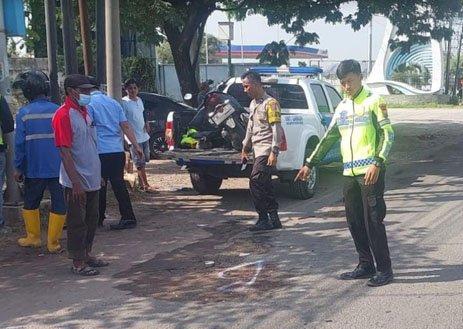 Kecelakaan Maut di Raya Pantura Manyar Gresik Libatkan Truk dan Vario