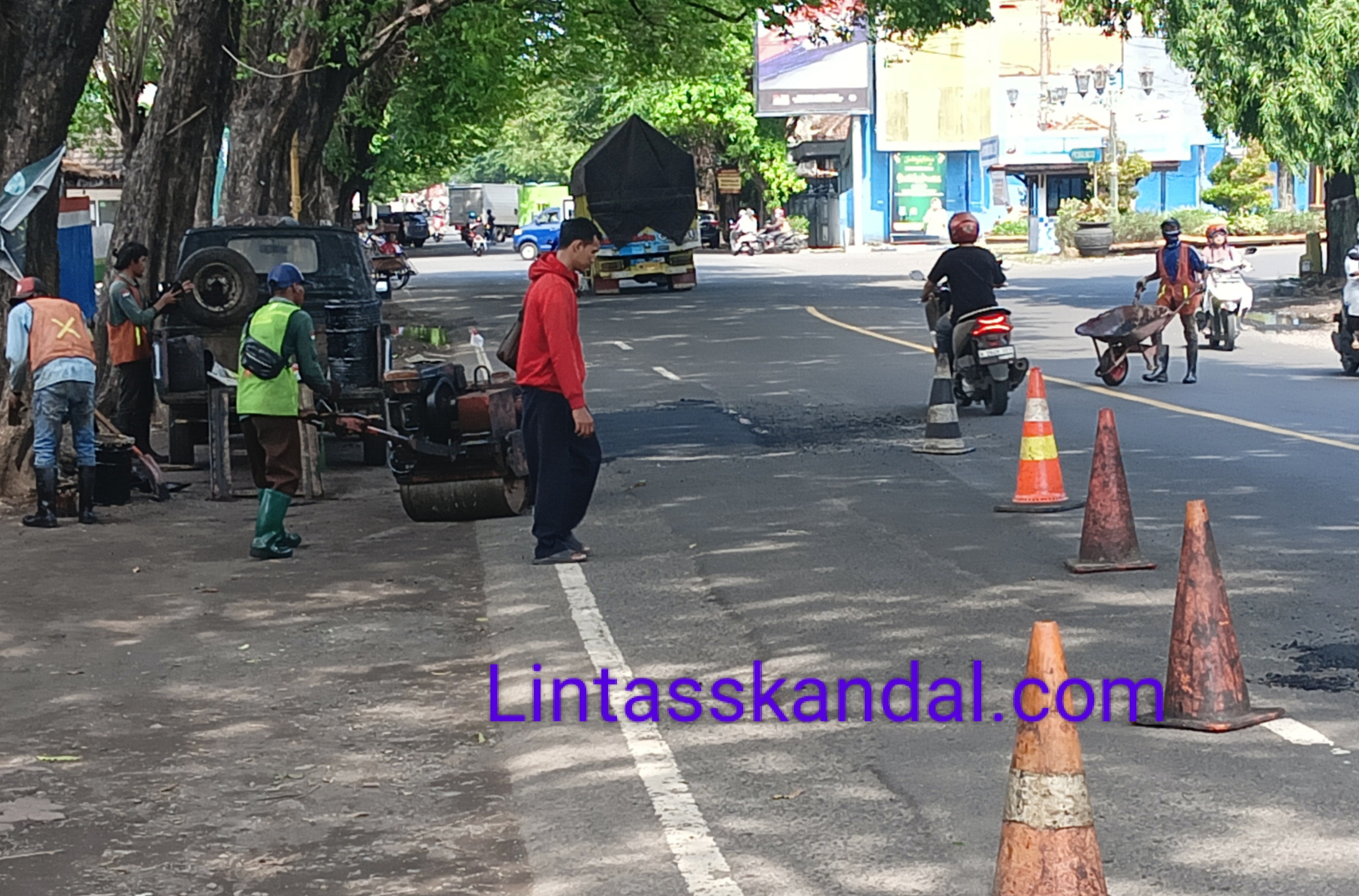 PPK 3. 5 Provinsi Jatim, Tangani Lubang di Ruas Jalan Nasional Gempol – Pasuruan