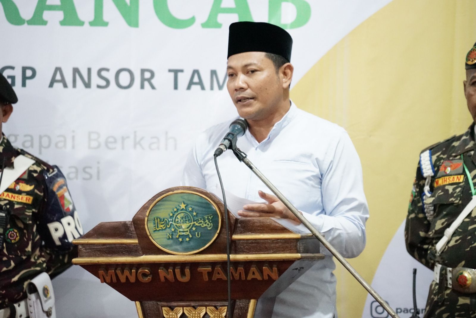 Wabub Subandi Buka Konfercab XVII PAC GP Ansor Taman