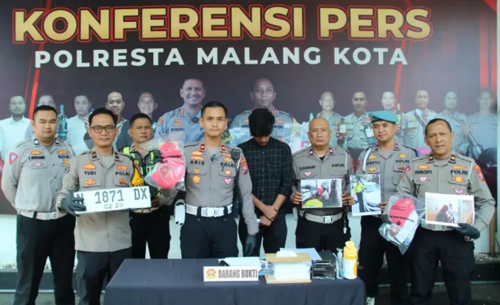 Kurang dari 7 Jam, Polisi Berhasil Amankan Tersangka Tabrak Lari Petugas Kebersihan Kota Malang