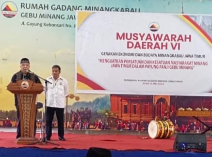 Musda Ke VI DPD Gebu Minangkabau Jatim diwarnai Interupsi