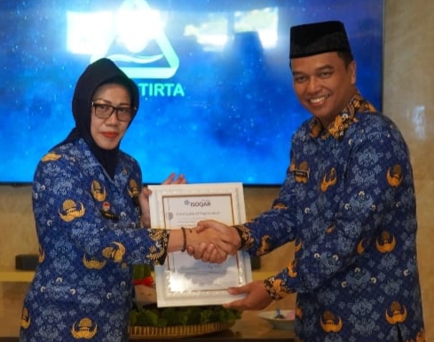 Perumda Delta Tirta Sidoarjo Raih Sertifikat ISO 9001:2015, Bukti Kerja Keras Internal Yang Semakin Baik dan Solid