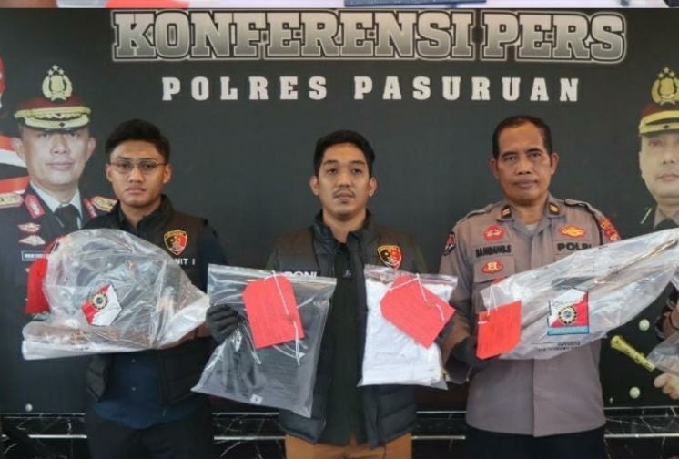 Polres Pasuruan Berhasil Amankan Gangster Yang Viral di Medsos