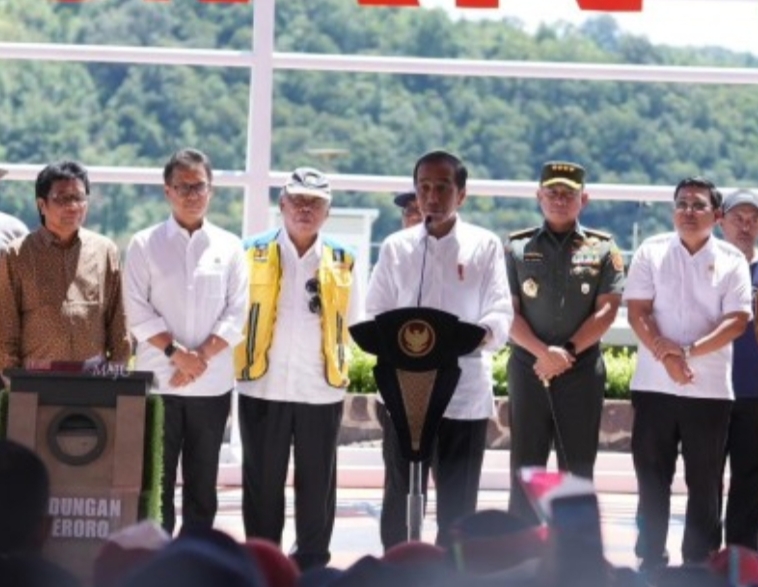 Presiden Jokowi Resmikan Bendungan Ameroro dan Penataan KSPN Wakatobi di Sultra