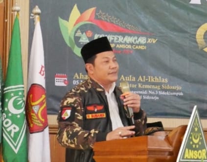 Wabup Subandi Buka Konfercab ke- XIV GP Ansor Candi