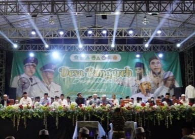 Gebyar Santunan Anak Yatim, Plt. Bupati Sidoarjo Bershalawat Bersama Warga Panggreh