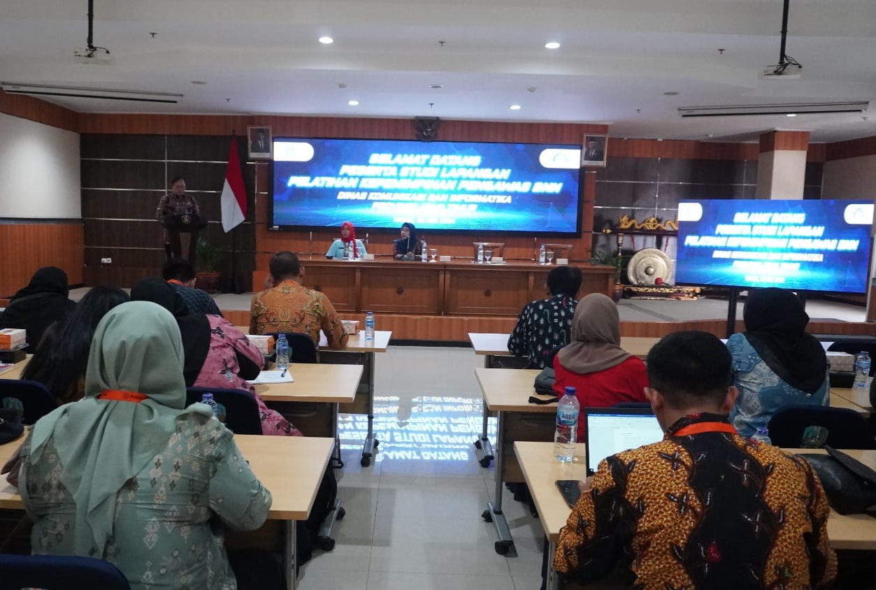 Tukar Pengalaman Pelayanan Publik, Diskominfo Jatim Sambut Peserta Studi Lapangan Pelatihan Kepemimpinan Pengawas BNN