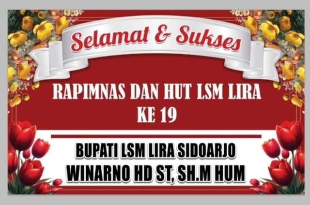 Jelang HUT ke-19, LSM LIRA Gelar Gladi Bersih di The SUN Hotel Sidoarjo