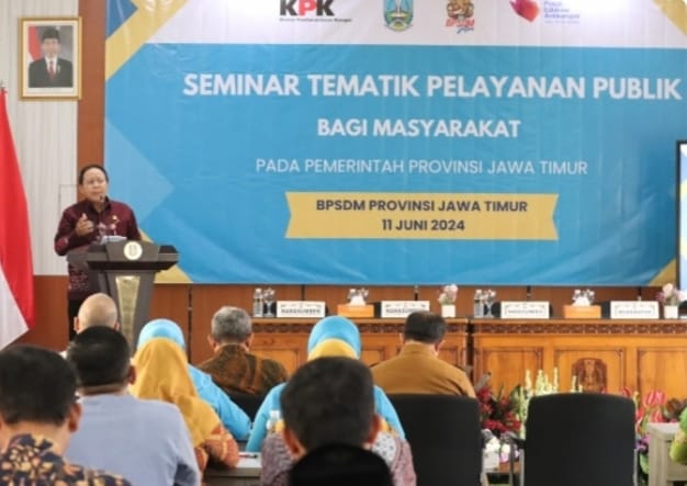 Pemerintah Provinsi Jatim Apresiasi Rangkaian Bus Road Show dan Seminar Tematik KPK di Jatim