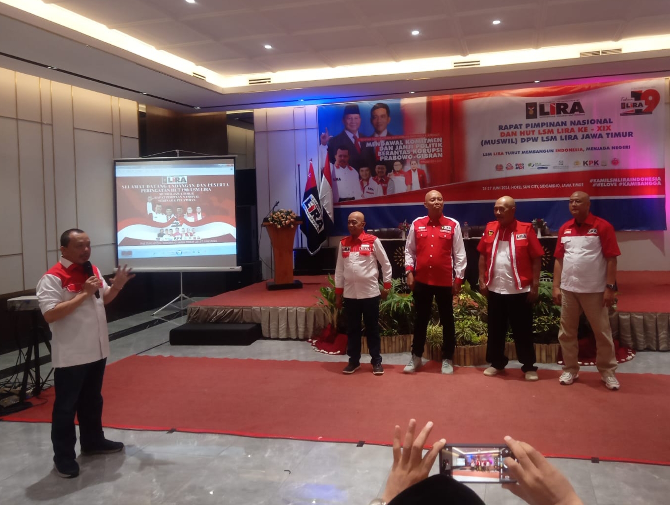 Samsudin Terpilih Secara Aklamasi sebagai Gubernur LSM LIRA Jatim