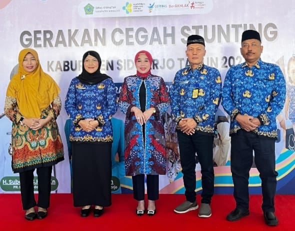 dr. Sriatun Subandi Support Gerakan Serentak Cegah Stunting di Desa Kalisogo Jabon