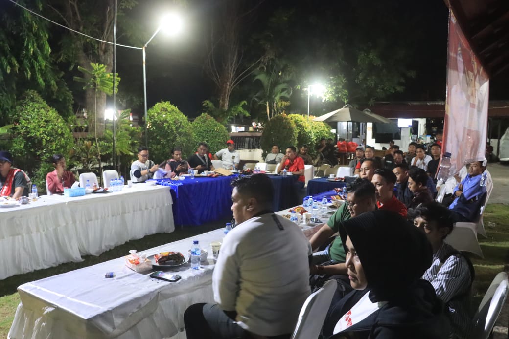 Polres Probolinggo Gelar Piramida, Nobar Final Piala AFF U-19 Rawat Sinergitas Bersama Media