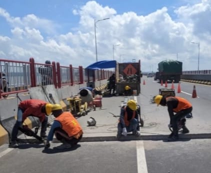 BBPJN Jatim – Bali Pastikan Kondisi Jembatan Suramadu Aman