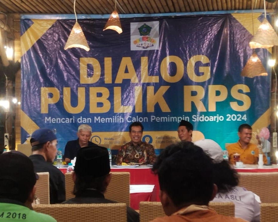 Dialog Publik RPS Jilid VIII, Memilih Calon Pemimpin Sidoarjo 2024