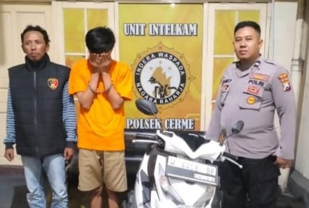 Kurang dari 24 jam Polisi Berhasil Ungkap Curanmor di Rumah Kos Perum Banjarsari