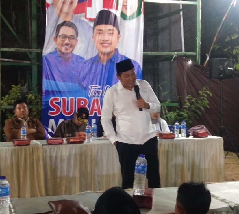 Cabub Sidoarjo H. Subandi Gelar Konsolidasi Bersama Relawan di Wilayah Tanggulangin