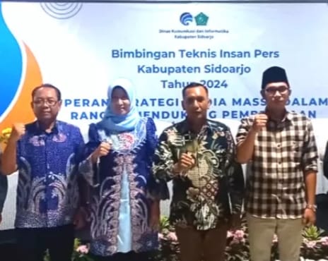 Jelang Pilkada 2024, Dinas Kominfo Sidoarjo Gelar Bimtek Bersama Insan Pers