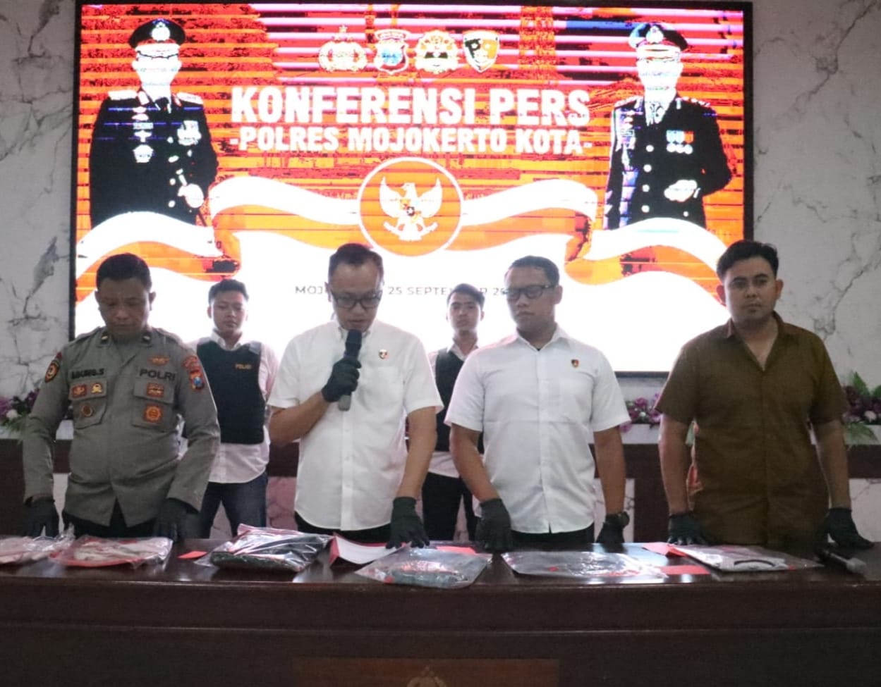 Polres Mojokerto Kota Amankan Terduga Pelaku Pencabulan Anak