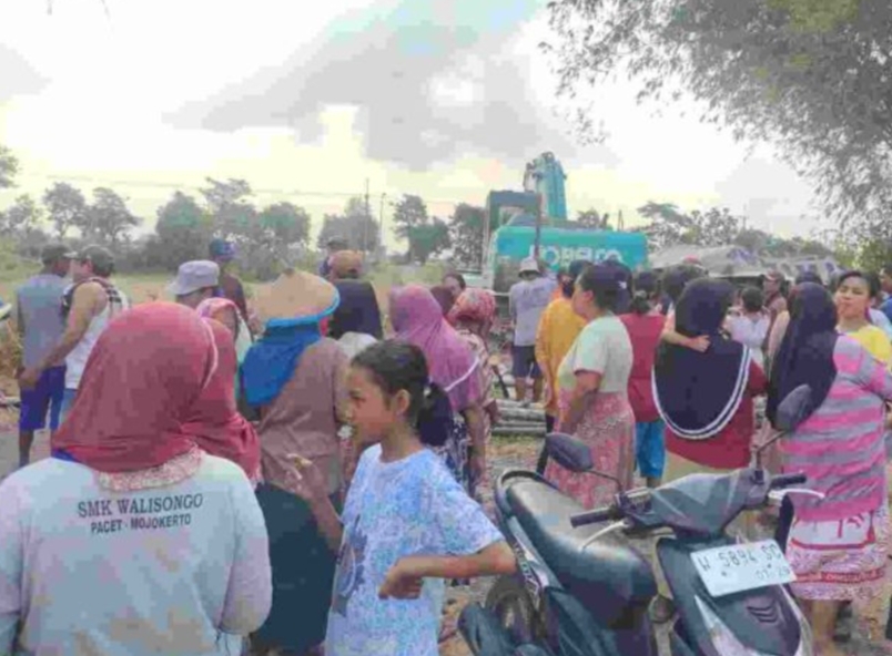 Diduga Merusak Excavator, 30 Orang Dilaporkan ke Polres Mojokerto