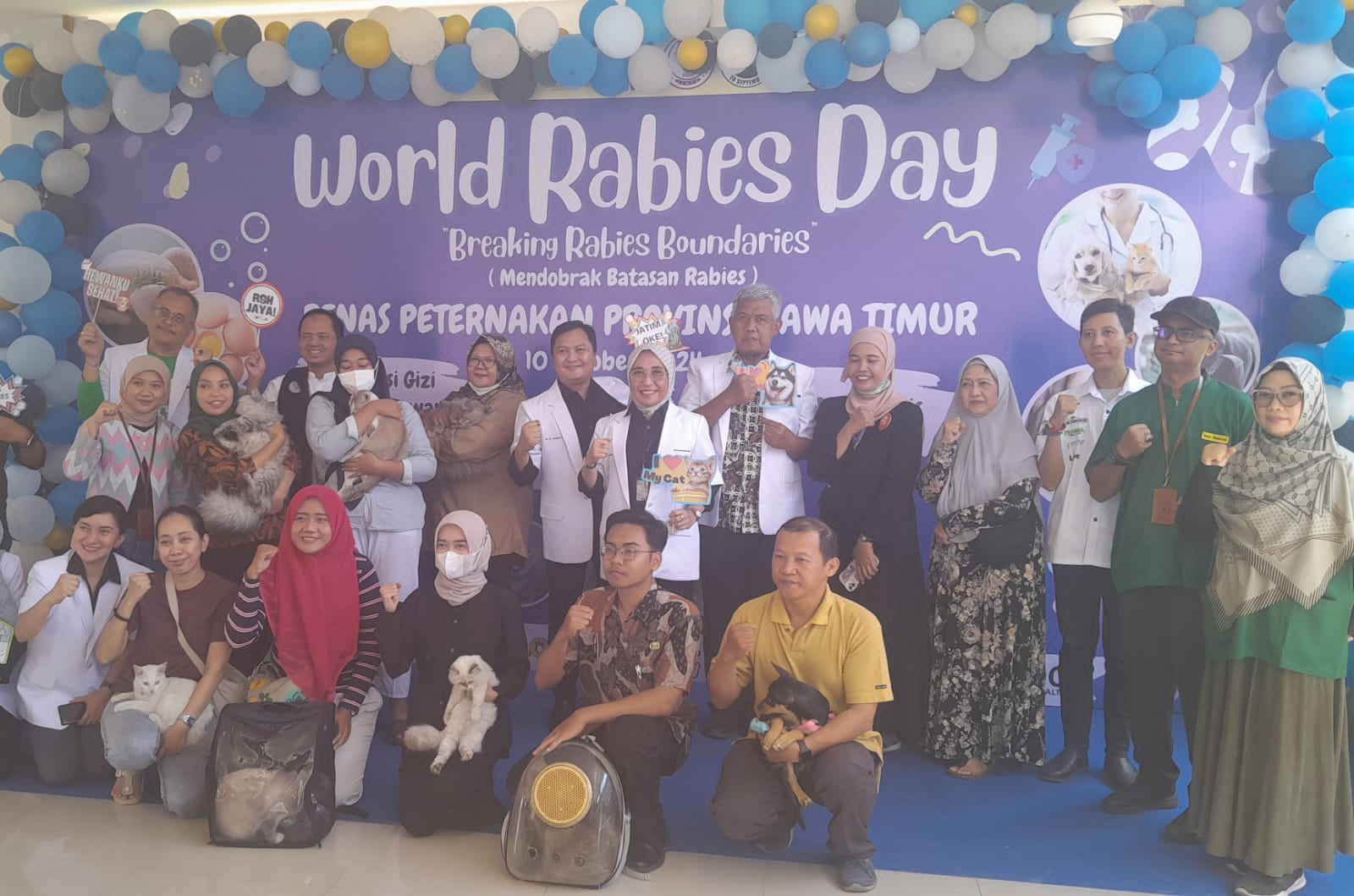 Disnak Jatim Adakan Vaksin Rabies Gratis