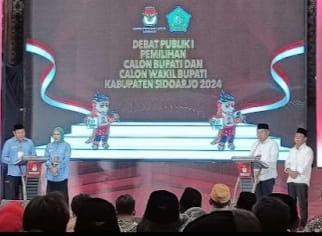 KPU Sidoarjo Gelar Debat Perdana Calon Bupati dan Calon Wakil Bupati Sidoarjo