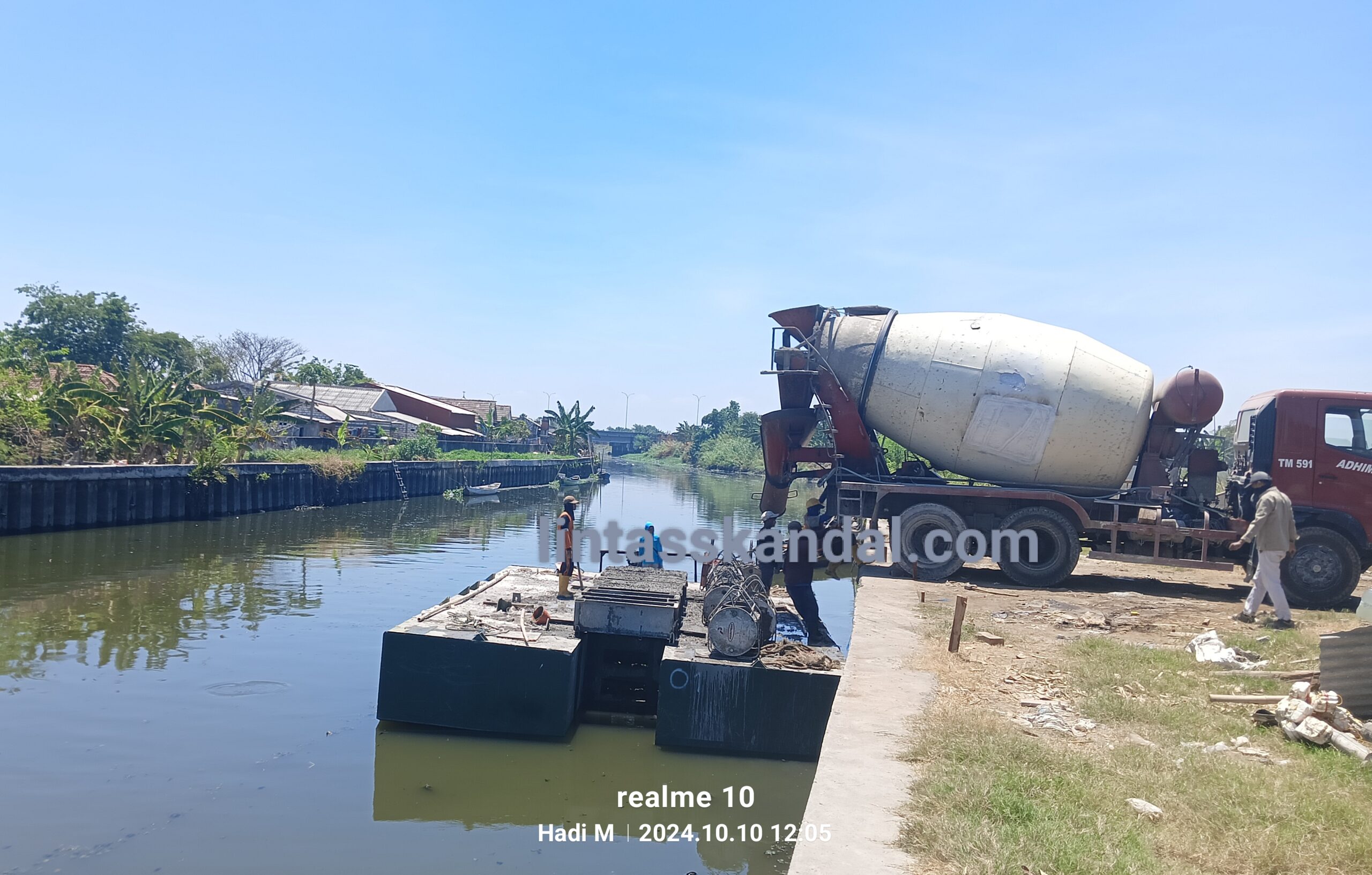 Progres Penanggulangan Banjir Rob Sidoarjo Capai 84 Persen