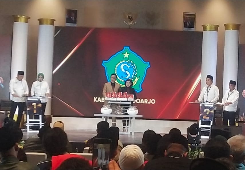 KPU Sidoarjo Gelar Debat Publik ke Dua,  Paslon BAIK Dominasi Materi