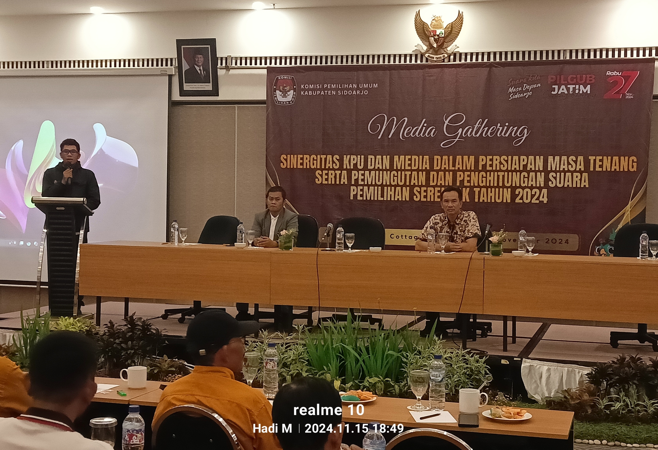 Jelang Pilkada Serentak 2024, KPU kabupaten Sidoarjo Gelar Media Gathering