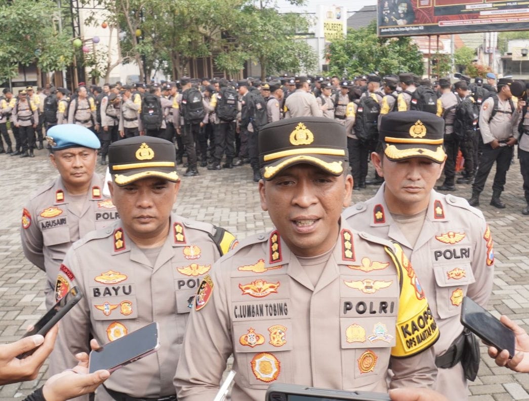 Polresta Sidoarjo Sebar 1.298 Personel Untuk Amankan TPS Pilkada 2024