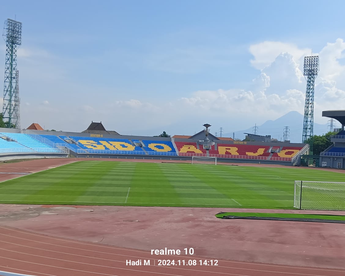 Rehabilitasi dan Renovasi Stadion Gelora Delta Sidoarjo Tahap Pemeliharaan