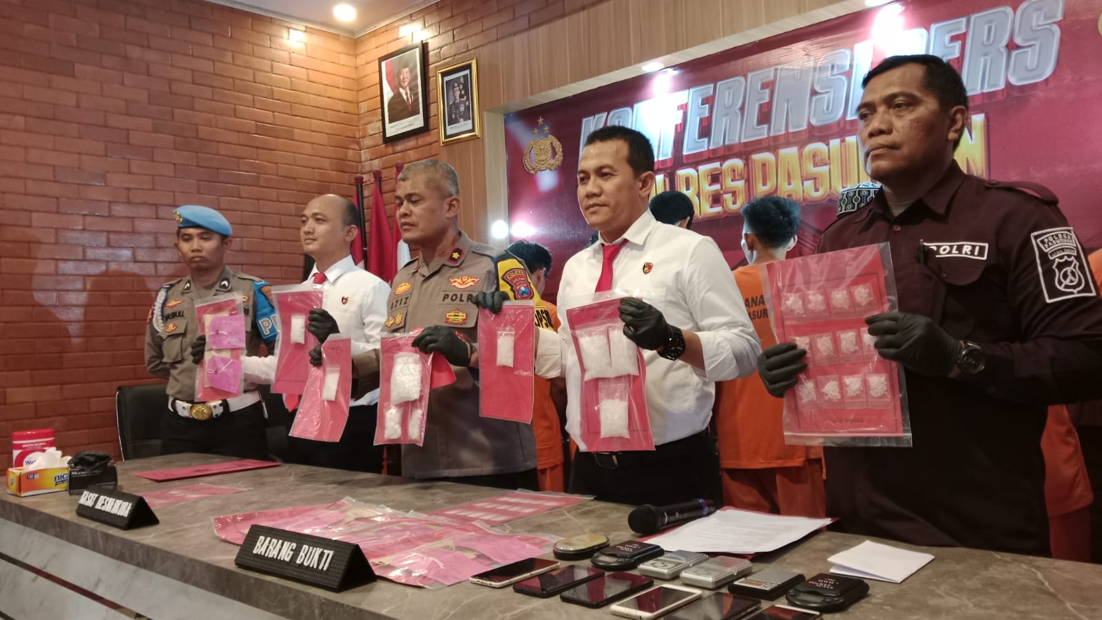 Polres Pasuruan Ungkap 19 Kasus Narkoba Selama Januari, Sita Hampir 500 Gram Sabu